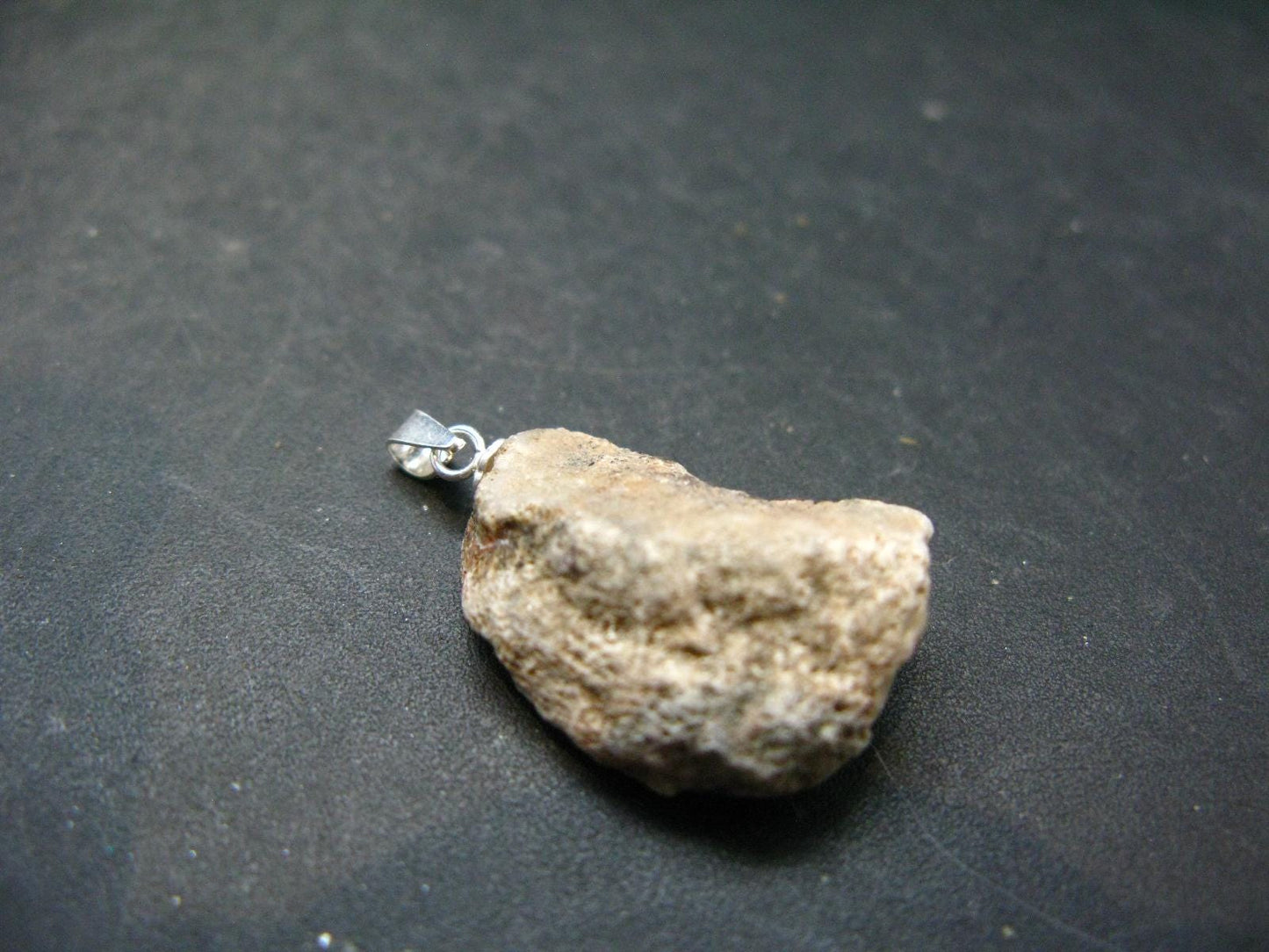 Rare Pink Tugtupite Sterling Silver Pendant From Greenland - 1.2" - 3.91 Grams
