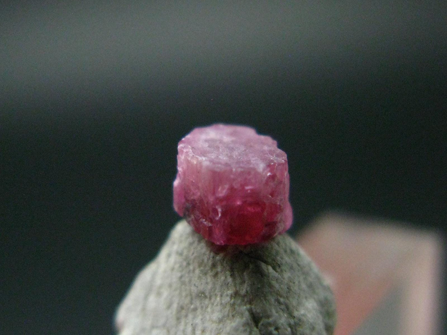 Nice Rare Gem Bixbite Red Emerald Beryl Crystal From Utah USA - 0.40 Carats
