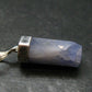 Rare Raw Hackmanite Silver Pendant from Afghanistan - 1.4" - 4.55 Grams
