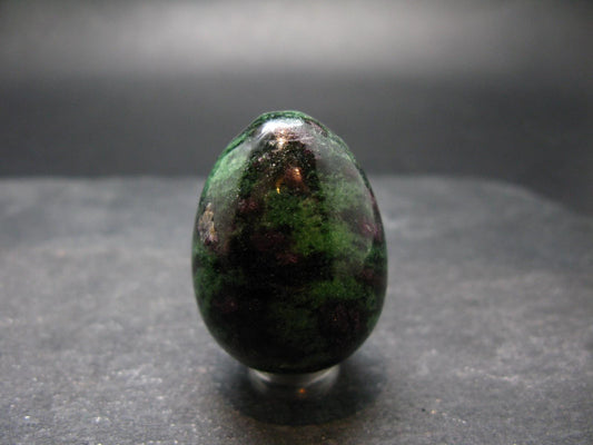 Ruby In Zoisite Egg from India - 1.6" - 63.15 Grams