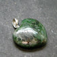 Rare Eclogite Heart Pendant From Norway - 1.0" - 3.79 Grams