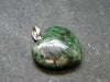 Rare Eclogite Heart Pendant From Norway - 1.0" - 3.79 Grams