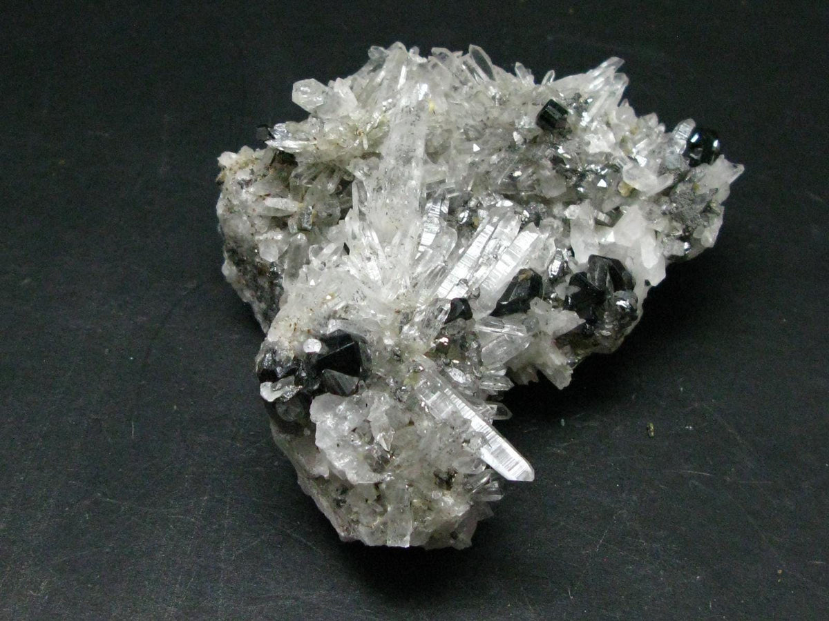 Cassiterite & Quartz Cluster From Bolivia - 3.6" - 171.41 Grams