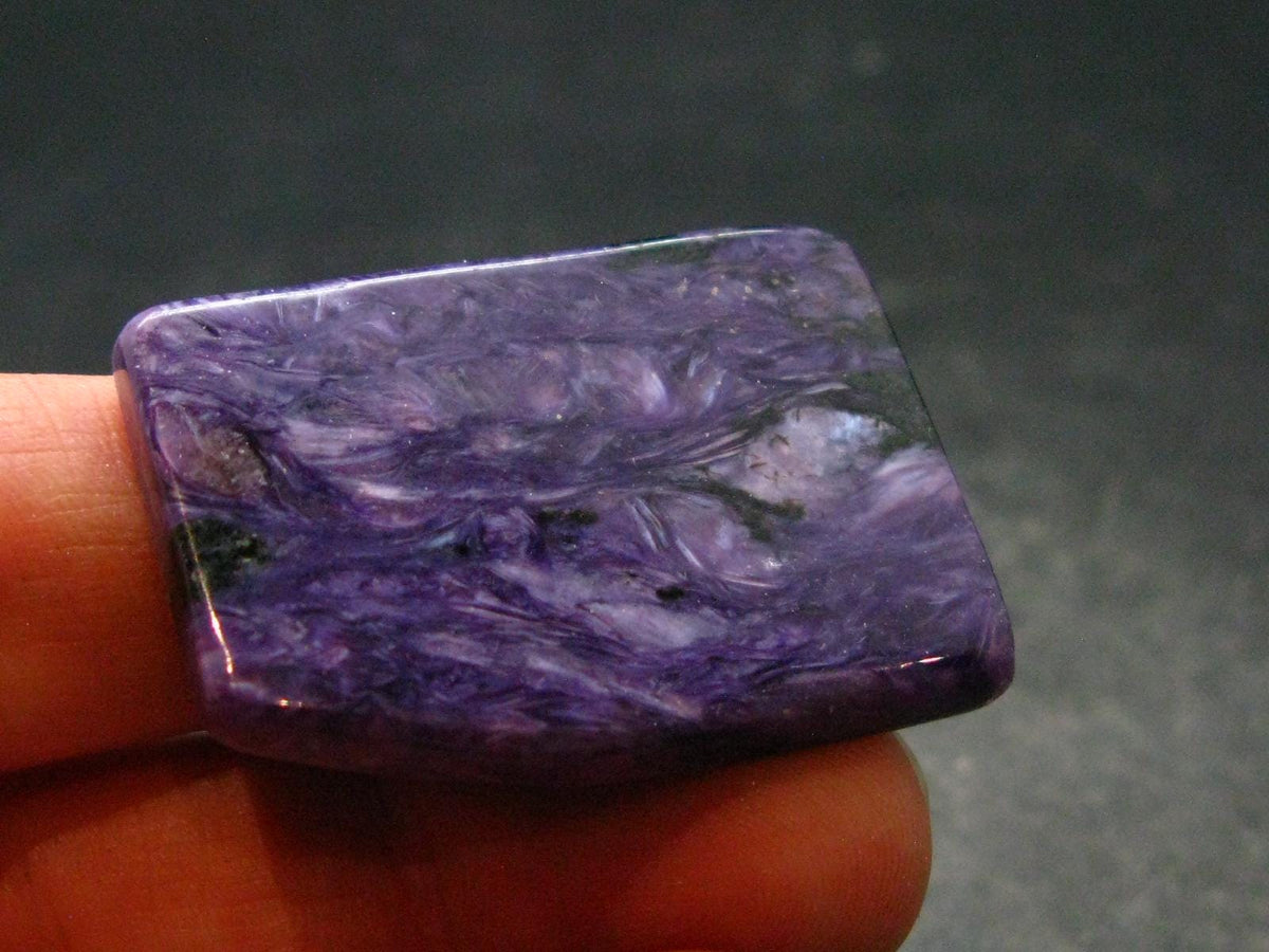 Large Nice Charoite Tumbled Stone from Russia - 11.20 Grams - 1.4"