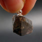 Rare Axinite Crystal Silver Pendant From Russia - 0.8" - 2.37 Grams