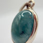 Grandidierite Pendant Blue Green Cabochon Gemstone Silver Necklace Natural Crystal Jewelry Gift