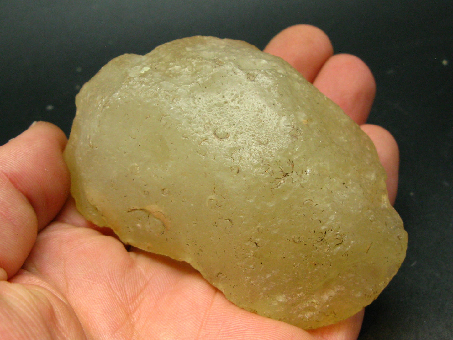 Nice Gem Libyan Tektite Glass From Libya - 157 Grams - 3.3"