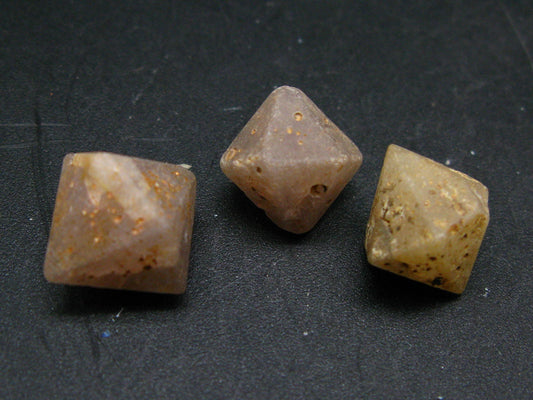 Lot of 3 Beta Quartz Crystals From Indonesia - 10 Grams