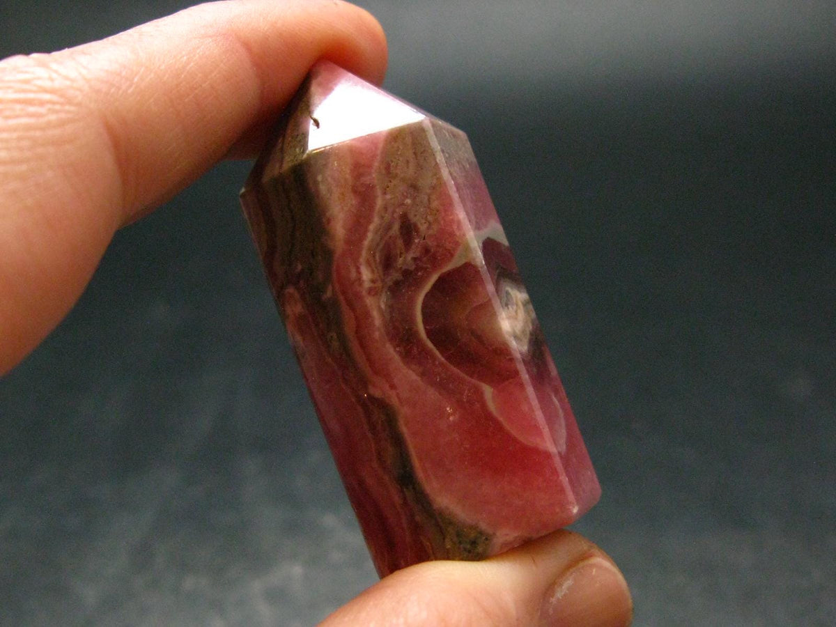 Beautiful Rhodochrosite Obelisk Pyramid from Argentina - 1.9"