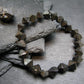 Magnetite Crystals Genuine Bracelet ~ 7 Inches ~ 10mm Crystal Beads