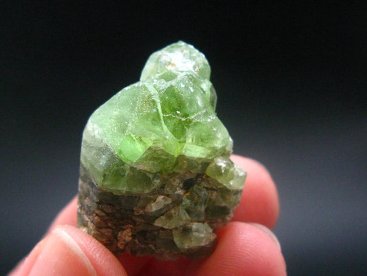 Rare 71.20 Carat Gem Peridot Olivine Cluster from Pakistan - 1.1"