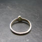Cute Gem Moldavite Sterling Silver Ring From Czech Republic - Size 8 - 1.6 Grams