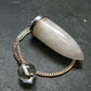 Very Rare White Cryolite Pendulum from Greenland - 7" - 8.85 Grams