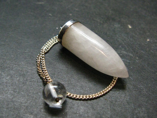 Very Rare White Cryolite Pendulum from Greenland - 7" - 8.85 Grams