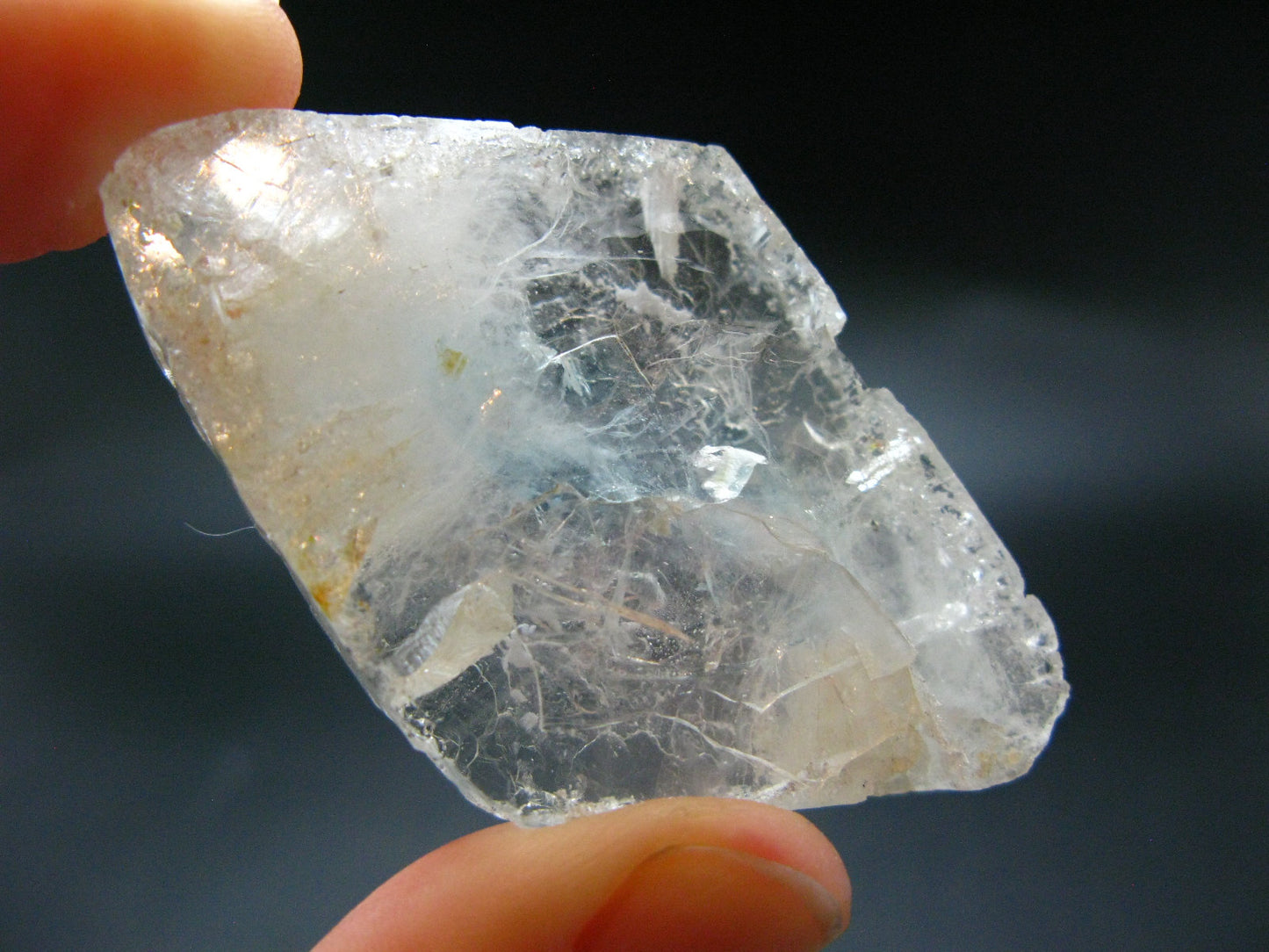 Natural Blue Topaz Crystal From Brazil - 2.2"