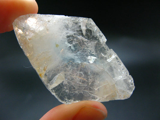 Natural Blue Topaz Crystal From Brazil - 2.2"