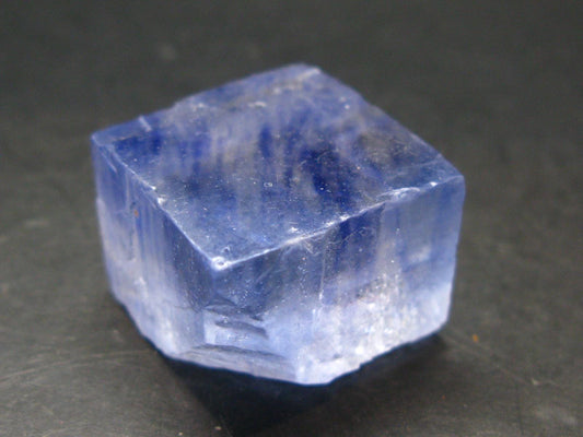 Blue Halite Crystal From USA - 1.1" - 34.13 Grams