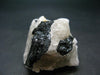 Fine Black Tourmaline In Quartz Crystal From Brazil - 1.6"
