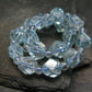 Blue Topaz Genuine Bracelet ~ 7 Inches ~ 8mm Facetted Beads