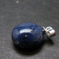 Gem Blue Sapphire Corundum Crystal Silver Pendant From Sri Lanka - 15.60 Carats