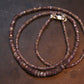 Extremely Rare Alexandrite Necklace - 19" - Rondelle Facetted Beads - 40 Carats