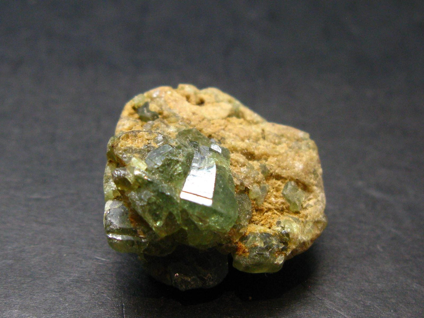 Rare Demantoid Garnet Cluster from Madagascar - 0.8" - 8.0 Grams