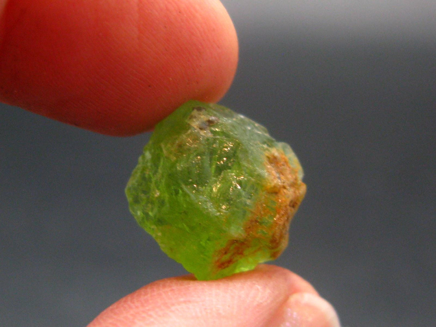 Rare 13.5 Carat Gem Peridot Olivine Crystal from Arizona, USA - 0.5"
