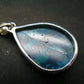 Shattuckite Silver Pendant from Namibia - 1.4" - 7.36 Grams