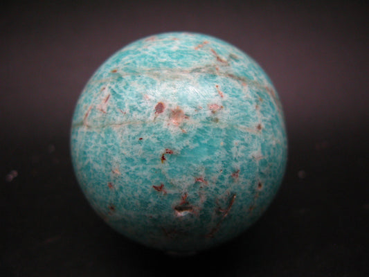 Rich Green Amazonite Sphere Ball From Madagascar - 2.2"
