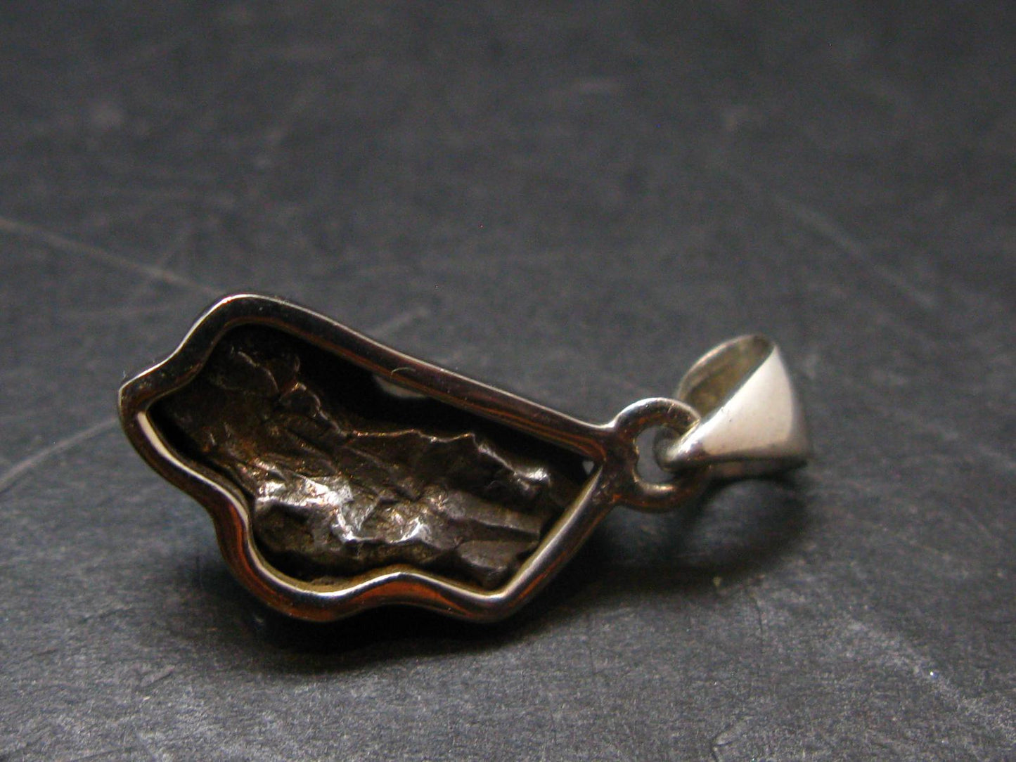 Large Campo Del Cielo Meteorite Pendant from Argentina - 1.0"