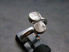 Gray Herderite Silver Ring from Africa - Size 9 - 2.43 Grams