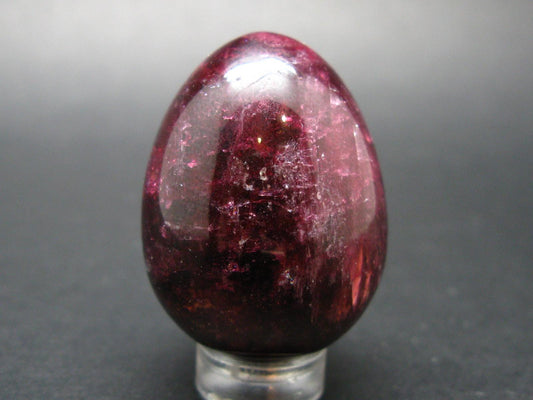 Red Tourmaline Rubellite Egg From Russia - 1.6" - 50.3 Grams