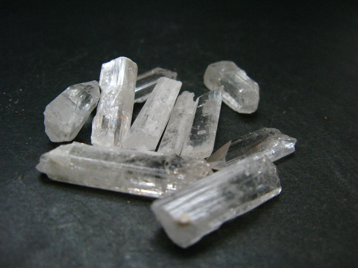 Nice Lot of 10 Danburite Crystals From Mexico - 86.65 Carats