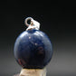 Gem Blue Sapphire Corundum Crystal Silver Pendant From Sri Lanka - 15.60 Carats