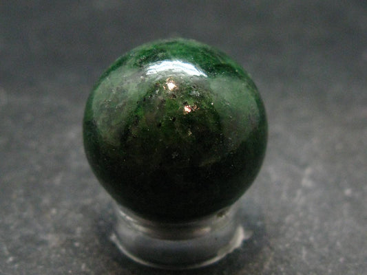 Gem Tsavorite Garnet Sphere Ball From Tanzania - 18.48 Grams - 0.8"