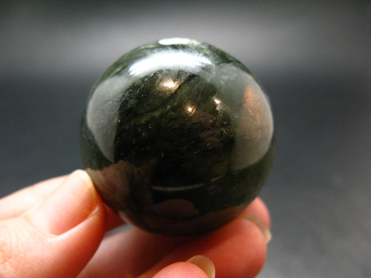 Nephrite Jade 1.7" Sphere Ball from Canada - 103.23 Grams