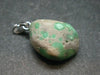 Rare Variscite Sterling Silver Pendant From Utah - 1.2"