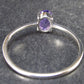 Siberian Amethyst!! Natural Faceted Rich Purple Color Amethyst Sterling Silver Ring - 1.23 Grams - Size 10.25