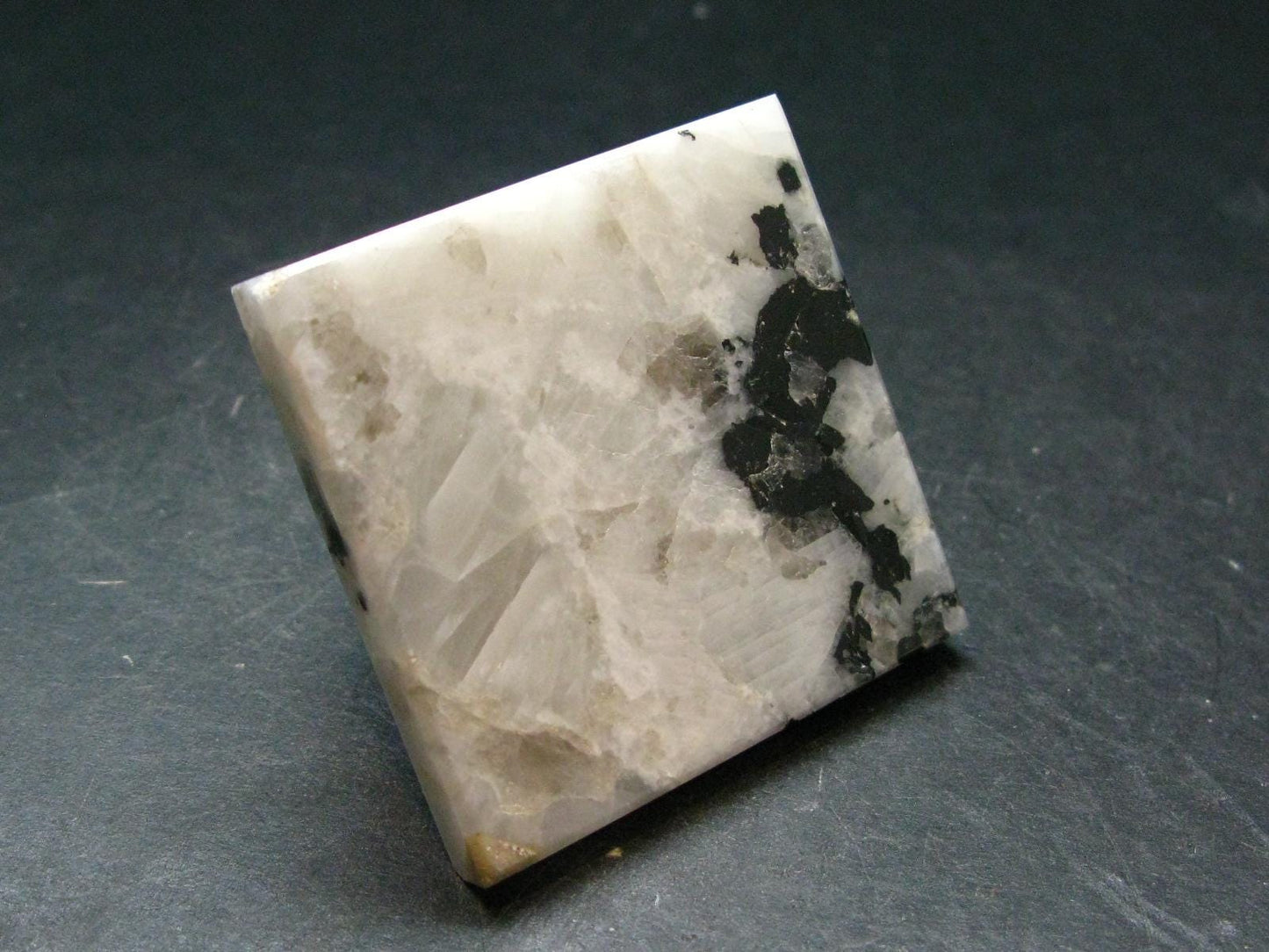 Moonstone Pyramid from India - 1.8" - 97.46 Grams