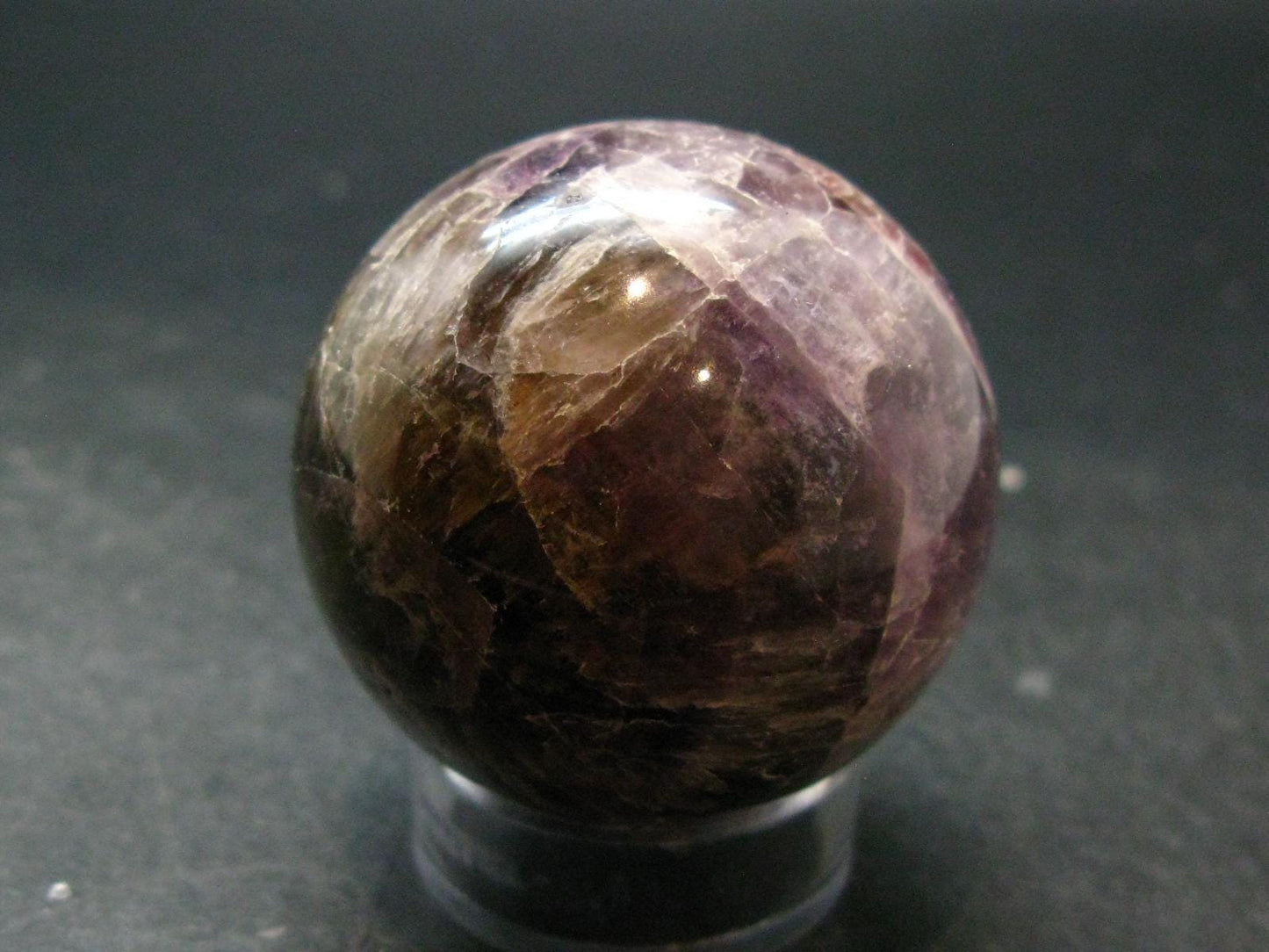 Cacoxenite Super 7 Sphere From Brazil - 1.8" - 132.89 Grams
