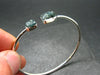 Grandidierite Silver Twister Bracelet From Madagascar - 5.12 Grams