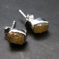 Herderite Stud Earrings Sterling Silver From Brazil - 1.27 Grams