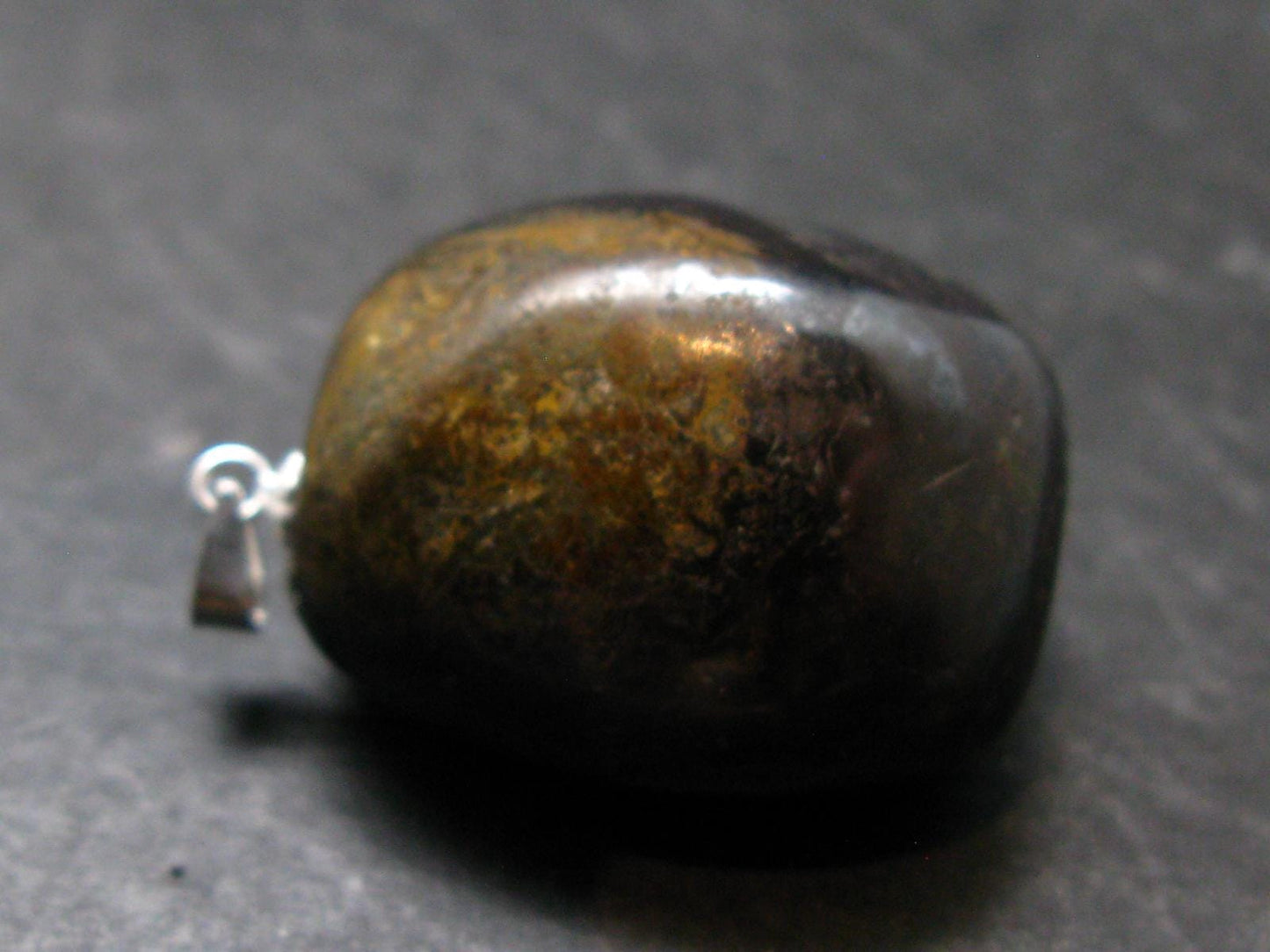 Covelite Covellite Crystal Silver Pendant From Peru - 1.4" - 22.62 Grams