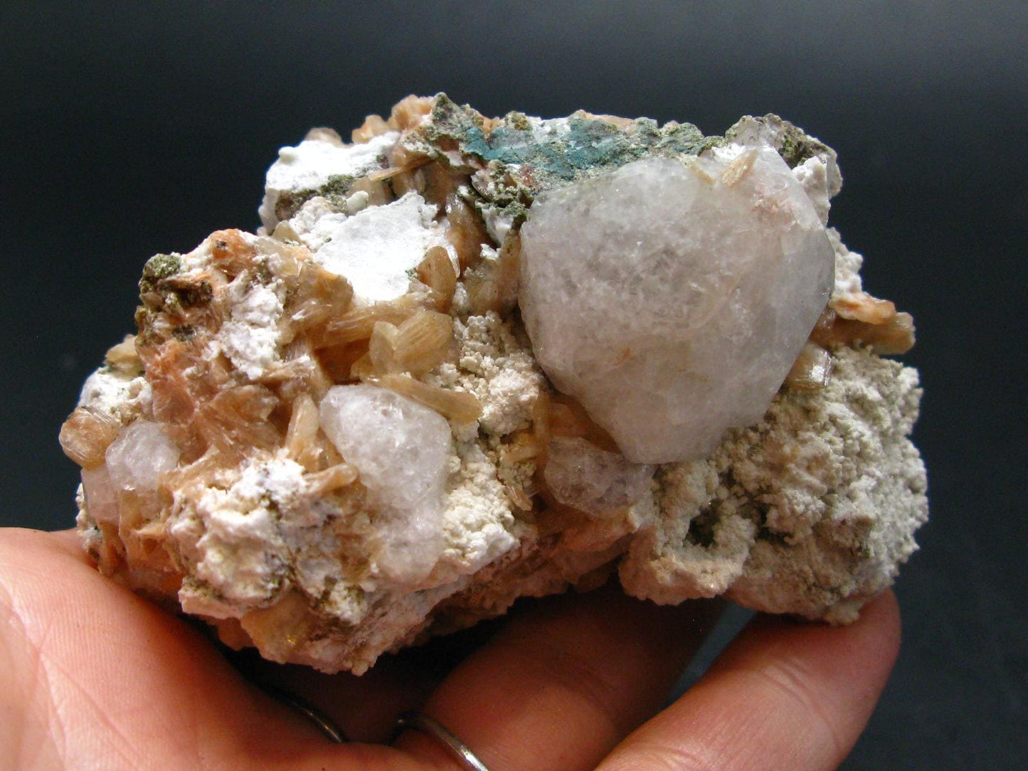 Analcime & Stilbite Cluster From Canada - 2.9" - 138.78 Grams