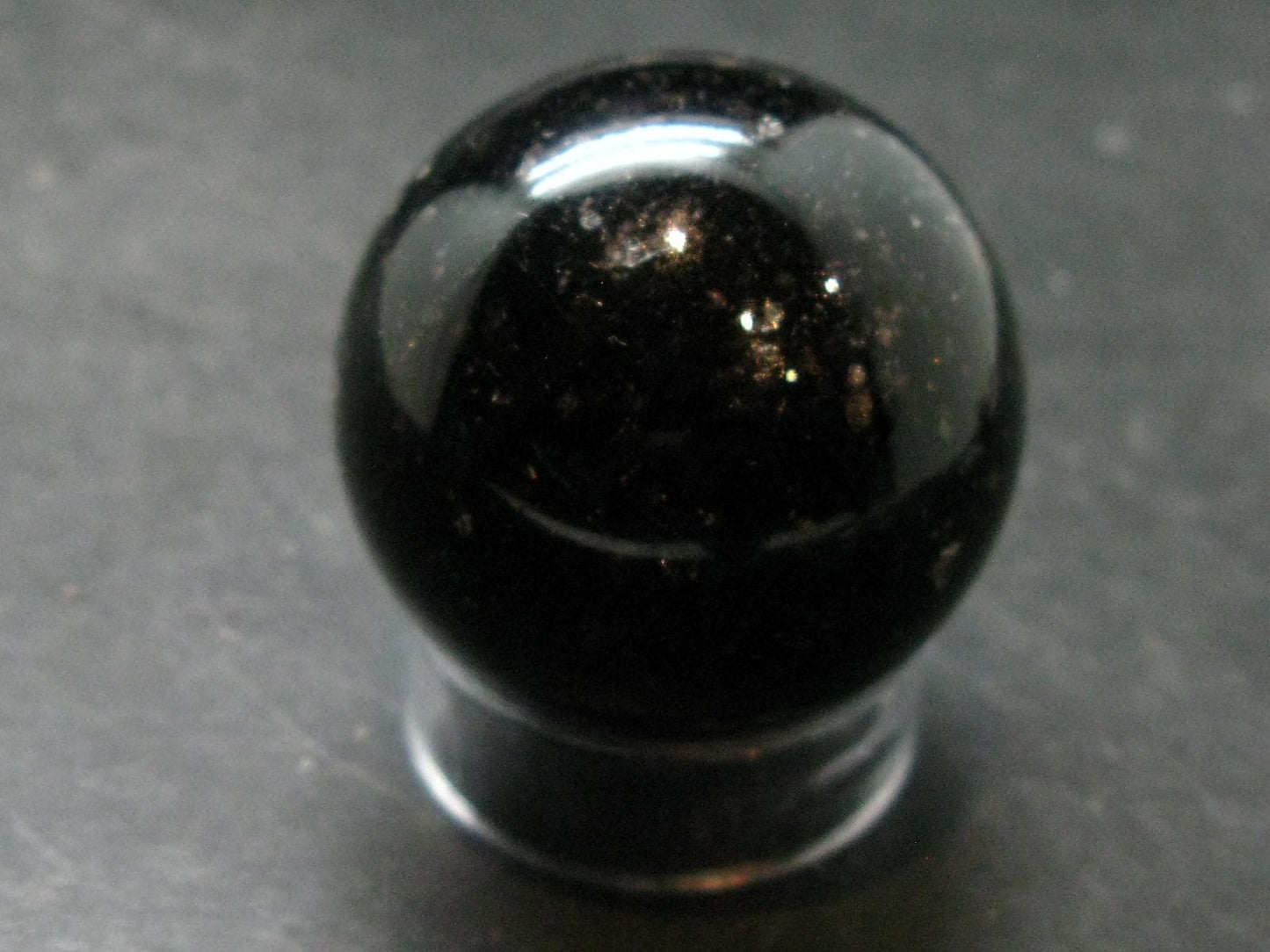 Incredible Cintamani Stone Pearl of Fire Sphere Ball from Indonesia - 1.2" - 76.0 Grams