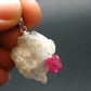 Spinel Crystal Silver Pendant From Tanzania - 1.3" -8.53 Grams