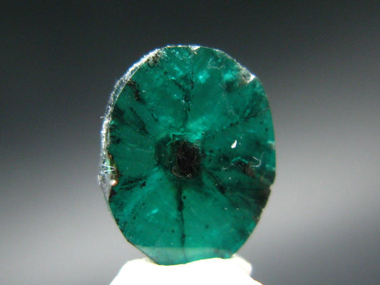 Beautiful Rare Gem Trapiche Emerald From Colombia - 1.62 Carats - 10x8mm