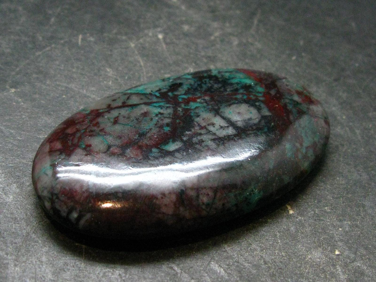 Crimson Cuprite Polished Stone from Mexico - 2.2" - 32.18 Grams