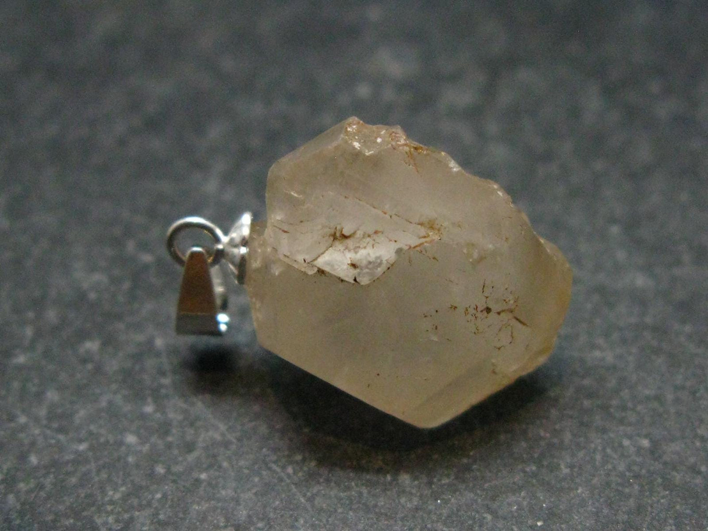 Rare Phenakite Phenacite Crystal Pendant from Madagascar - 16.75 Carats - 0.9"