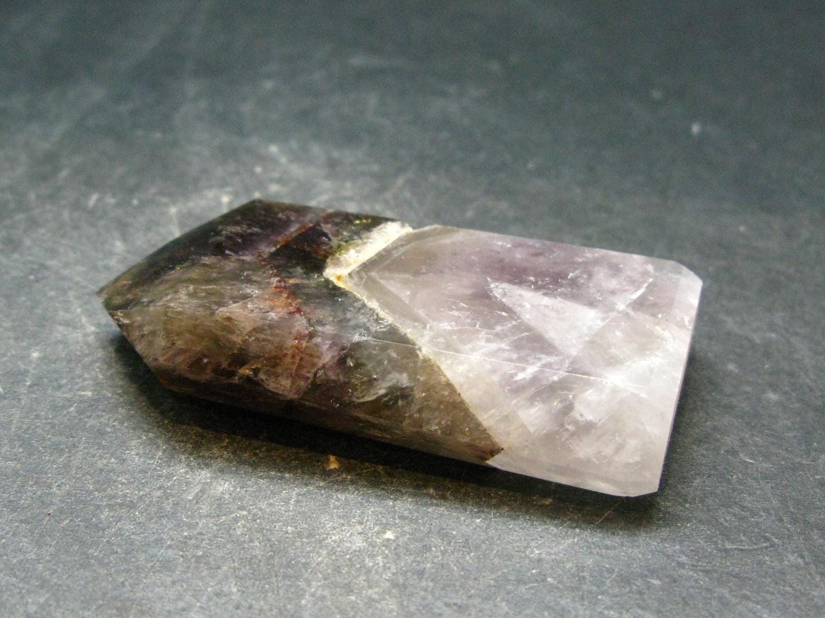 Cacoxenite Amethyst Polished Crystal From Brazil - 2.5"